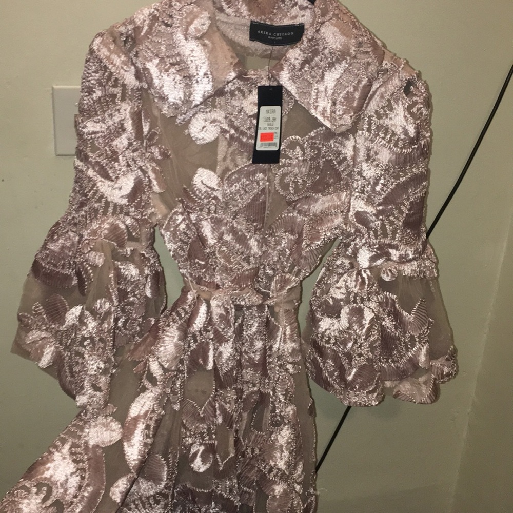 AKIRA LACE TRENCH COAT
